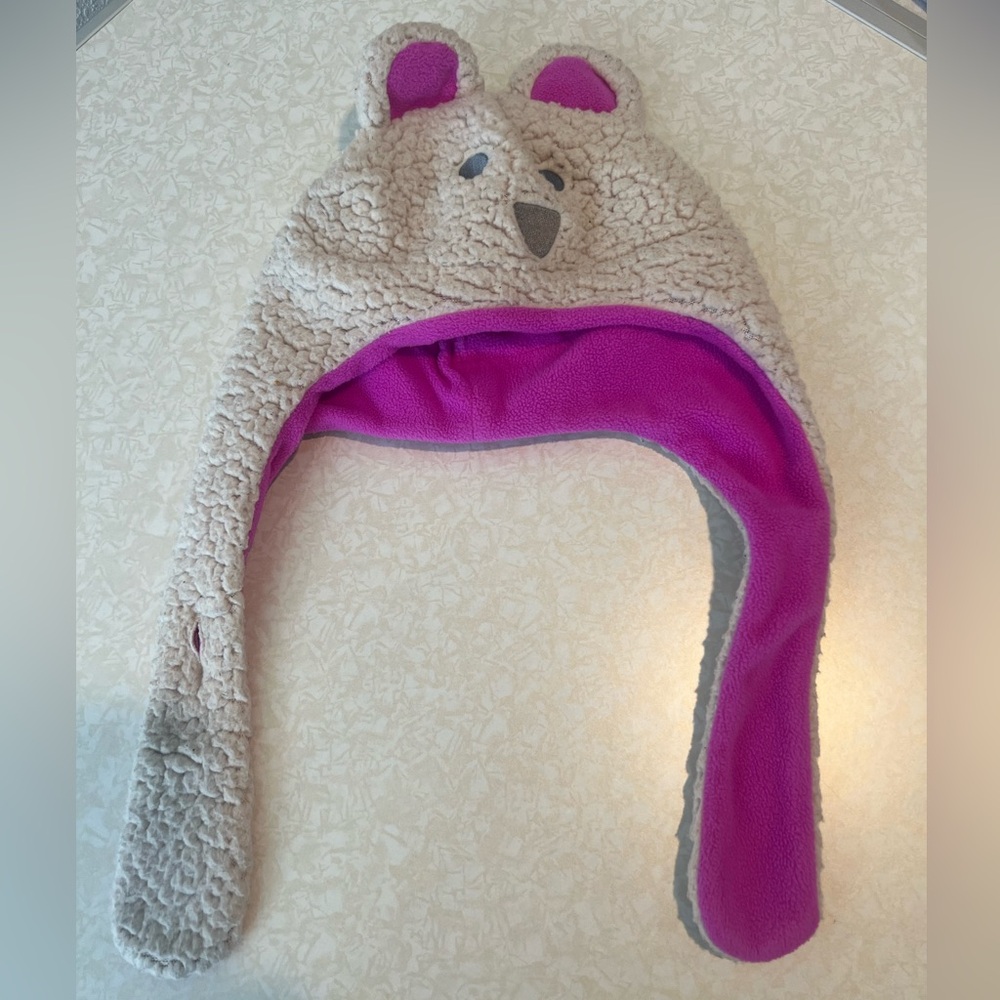 Columbia Fuzzy Bear Sherpa Beanie Hat
